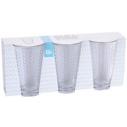 Набор стаканов 3шт 300мл HONEY высокие Купман YE6000020 фото 4