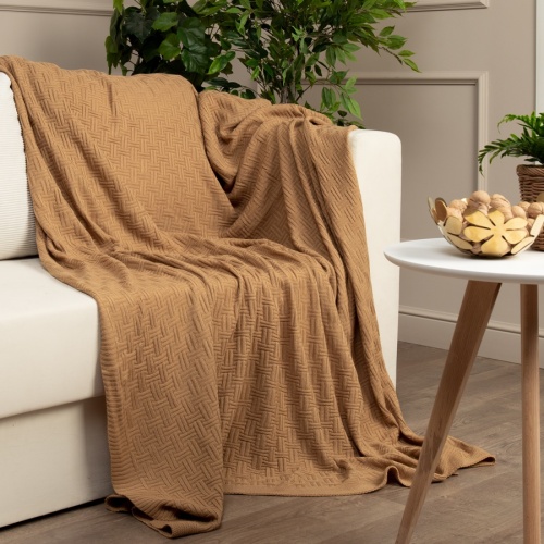 Плед 180*200см акрил ASSAI БЕЖЕВЫЙ Buenas Noches SV lta 1820 BE фото 5