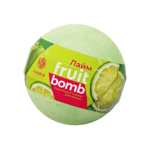 Соль для ванны бурлящая FABRIK COSMETOLOGY 120г Шарик Mono Fruit Bomb Лайм фото 2