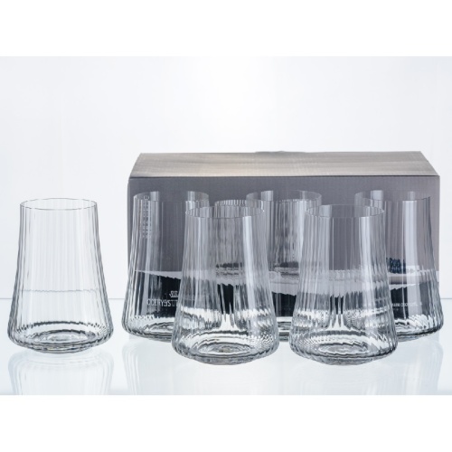 Набор стаканов 6шт 400мл XTRA OPTIC высокие Crystalex 23023/47/400 фото 2