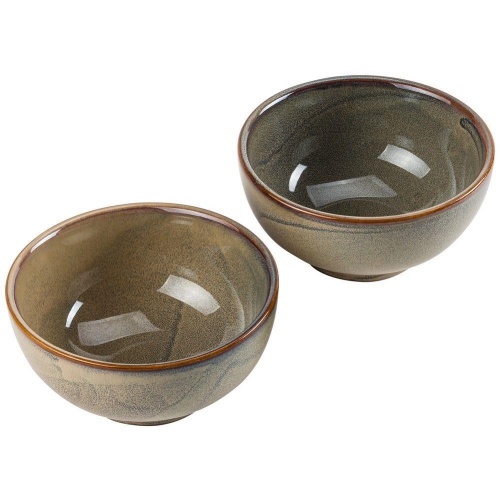 Набор пиал керамика 2шт 320мл 11,5см МАТОВЫЕ 2 цвета Купман Q94000050 1/2 фото 5