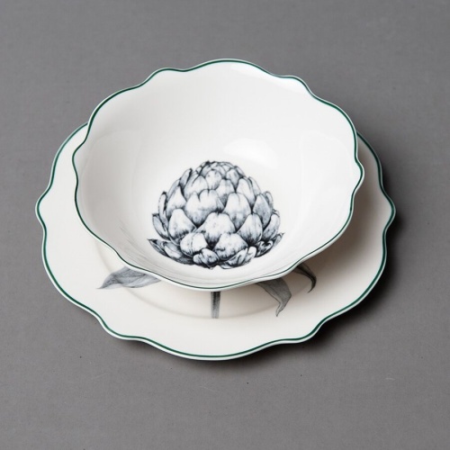 Салатник фарфор 15см 450мл ФЛОРЕС Home Queen 77415 фото 4