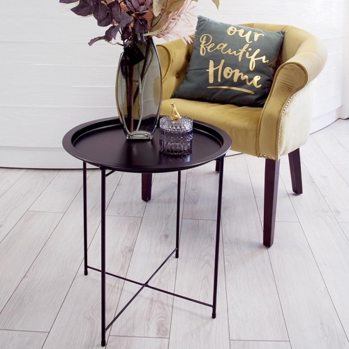 Столик металл 47*50,5см ЧЕРНЫЙ складной Магамакс Org-15 фото 4 Столик металл 47*50,5см ЧЕРНЫЙ складной Магамакс Org-15 фото 4