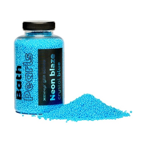 Жемчуг для ванны FABRIK COSMETOLOGY 320г Neon Blaze Crystal blue фото 2