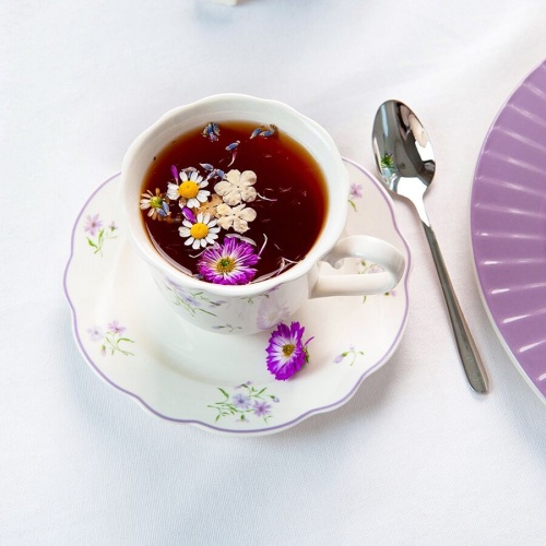 Чайная пара фарфор 250мл ЛЕТНИЕ ВОСПОМИНАНИЯ Home Queen 77254 фото 8