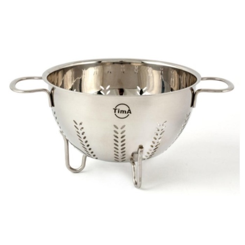 Дуршлаг-миска с ручками 18см нерж. сталь на ножках Tima MD08-18 фото 2