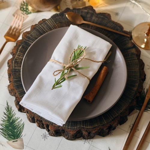 Салфетка сервировочная 40*40см БЕЛЫЙ Этель 3697176 фото 2 Салфетка сервировочная 40*40см БЕЛЫЙ Этель 3697176 фото 2