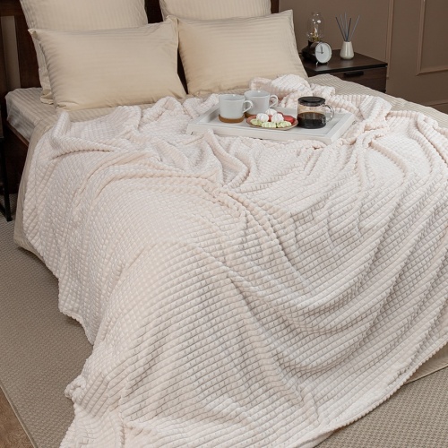 Плед 200*220см фланель МОЛОЧНЫЙ Absolute FF FNJq ML3 002/2022 NC фото 3 Плед 200*220см фланель МОЛОЧНЫЙ Absolute FF FNJq ML3 002/2022 NC фото 3