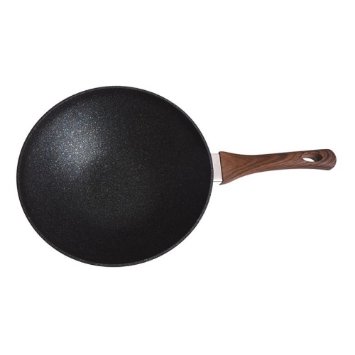 Сковорода WOK 28см Kukmara GRANIT ULTRA литой алюм. АП (blue) свкгг280а фото 3