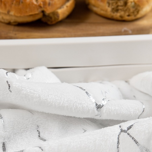 Плед 150*200см фланель M-Мрамор БЕЛЫЙ Absolute TF FNL W-SL 1520 фото 4