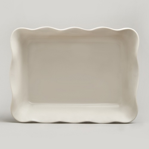 Форма для запекания керамика 32*24см BEIGE прямоугольная Agness 780-122 фото 4