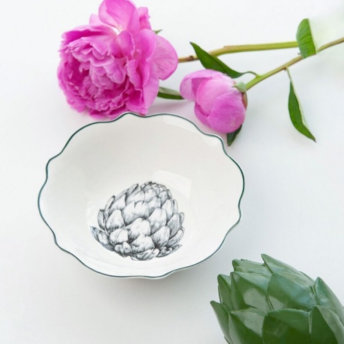 Салатник фарфор 15см 450мл ФЛОРЕС Home Queen 77415 фото 6