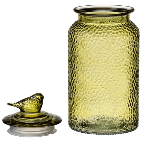 Банка для сыпучих стекло 1300мл GARDEN GREEN Lefard 172-183 фото 2