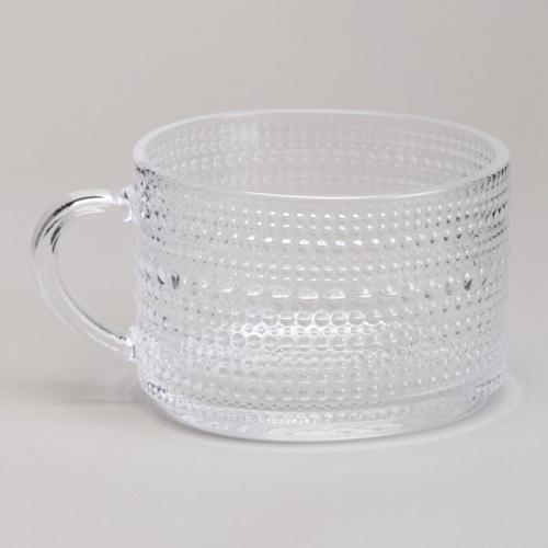 Кружка прозр. стекло 400мл GLASS LEGEND ТОЧКИ Lefard 691-122 фото 2