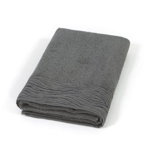 Полотенце махровое 70*140см МОДЕРН графит Арт Дизайн фото 2