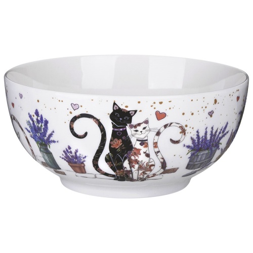 Салатник фарфор 15см 730мл ЛАВАНДОВЫЕ КОТЫ Lefard 425-169 фото 2