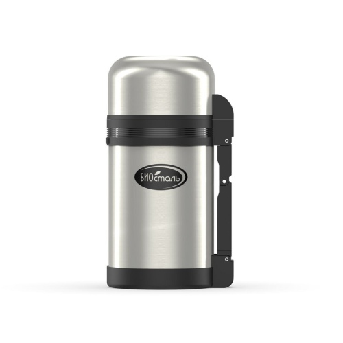 Термос суповой 1000мл Biostal ш/г нерж. сталь крышка-кружка складная ручка NG-1000-1 фото 2